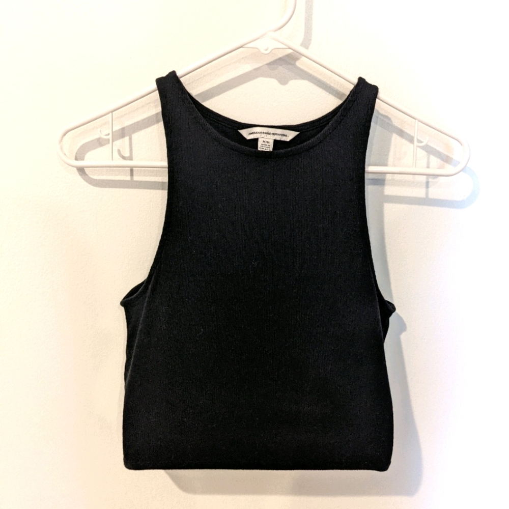 Black Crop Top